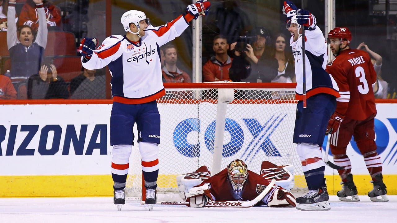 Caps close out Coyotes in overtime
